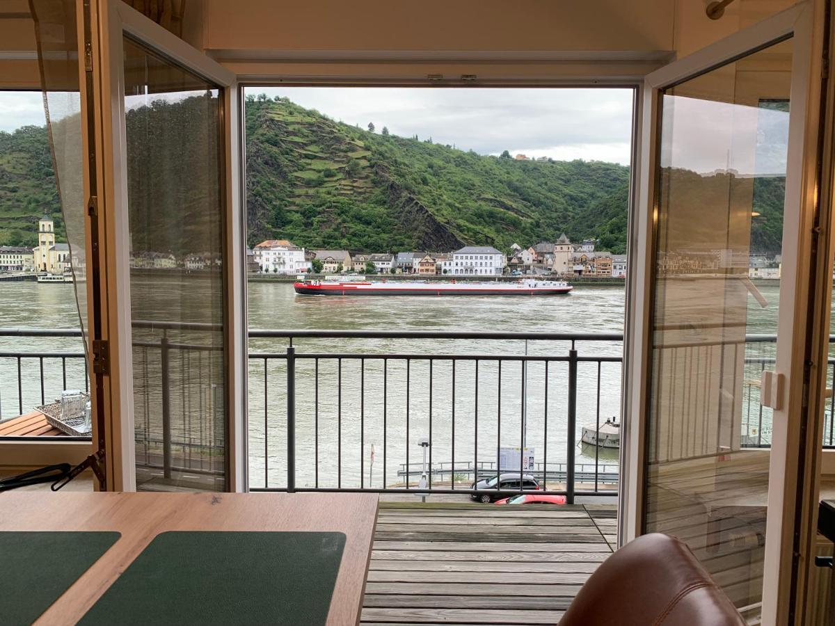 Ferienwohnung drei Burgen Blick Sankt Goar Exterior foto